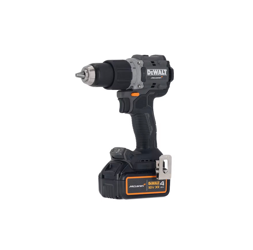 McLaren 18V 90Nm 13mm boorhamer met 2 x 4Ah batterijen + Dewalt DCD85MM2T koffer