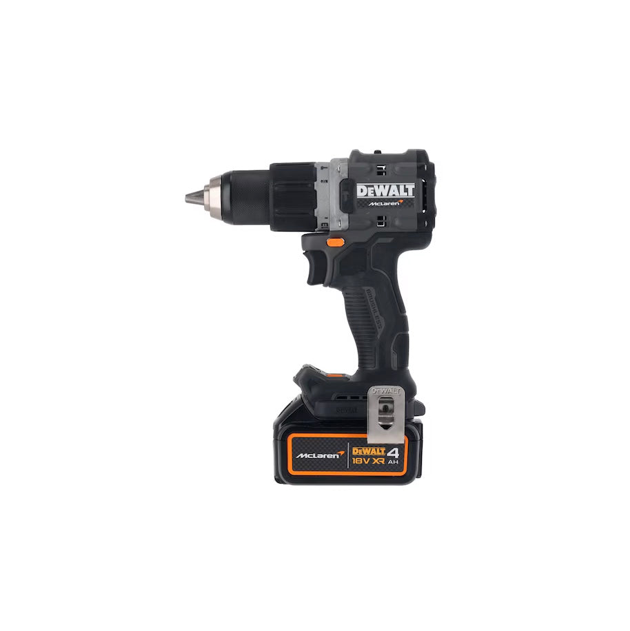 McLaren 18V 90Nm 13mm boorhamer met 2 x 4Ah batterijen + Dewalt DCD85MM2T koffer
