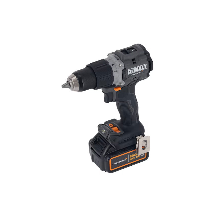 McLaren 18V 90Nm 13mm boorhamer met 2 x 4Ah batterijen + Dewalt DCD85MM2T koffer