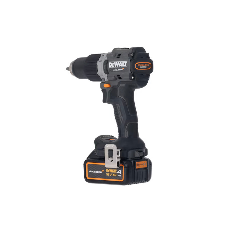 McLaren 18V 90Nm 13mm boorhamer met 2 x 4Ah batterijen + Dewalt DCD85MM2T koffer