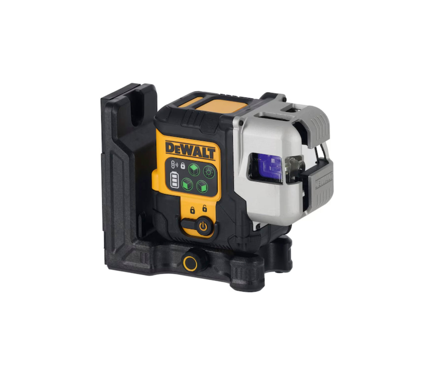 Zelfnivellerende laser met 3 groene lijnen, 180º, USB-C, Dewalt DCLE14301GB