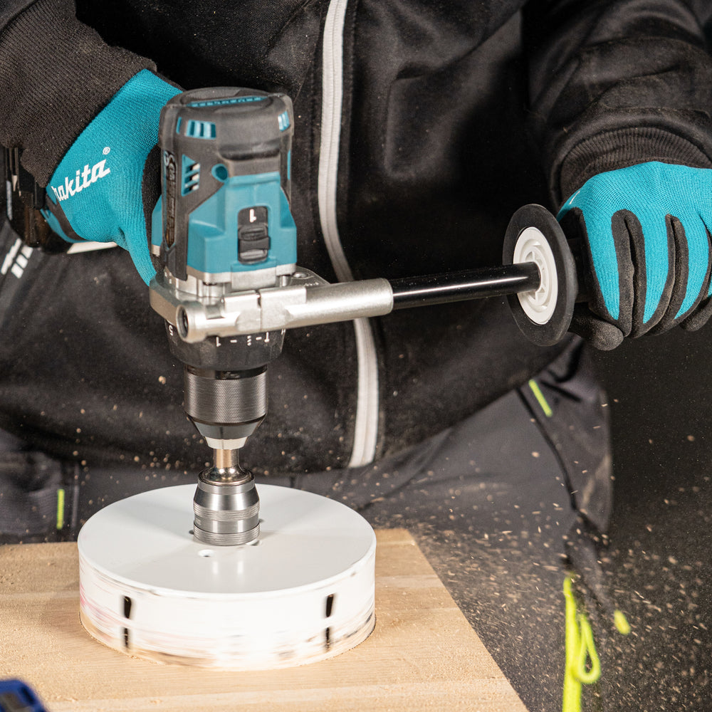 Makita DLX2552TJ 18V Combo Kit: Drill DHP492 + Grinder DGA504 + 2 x 5Ah Batteries + Charger + Carrying Case