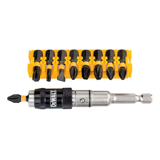 Jeu d'embouts 10 pièces avec porte-embout DeWalt DT70518T