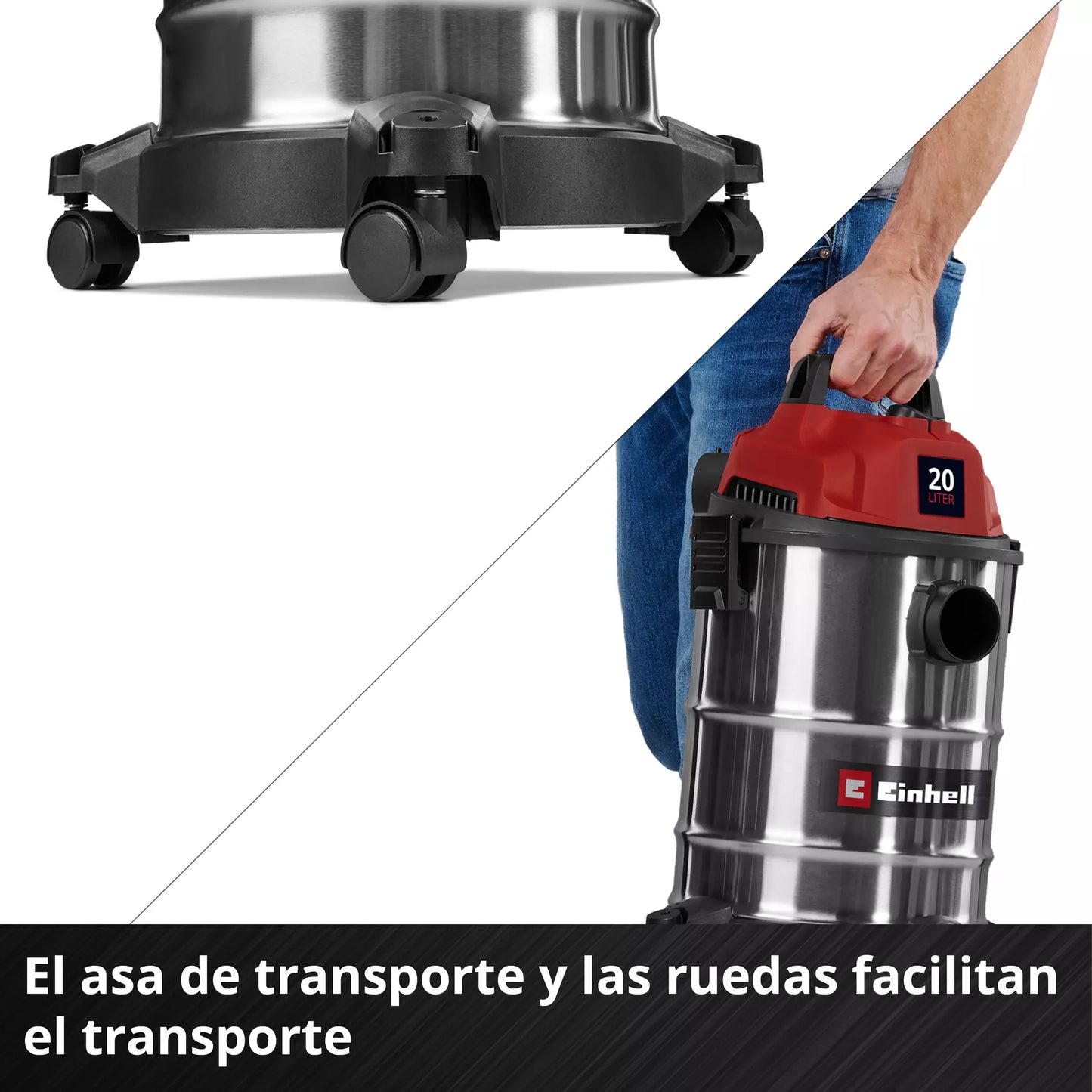 Aspirateur eau et poussière 20L 900W Einhell TC-VC 2045 S