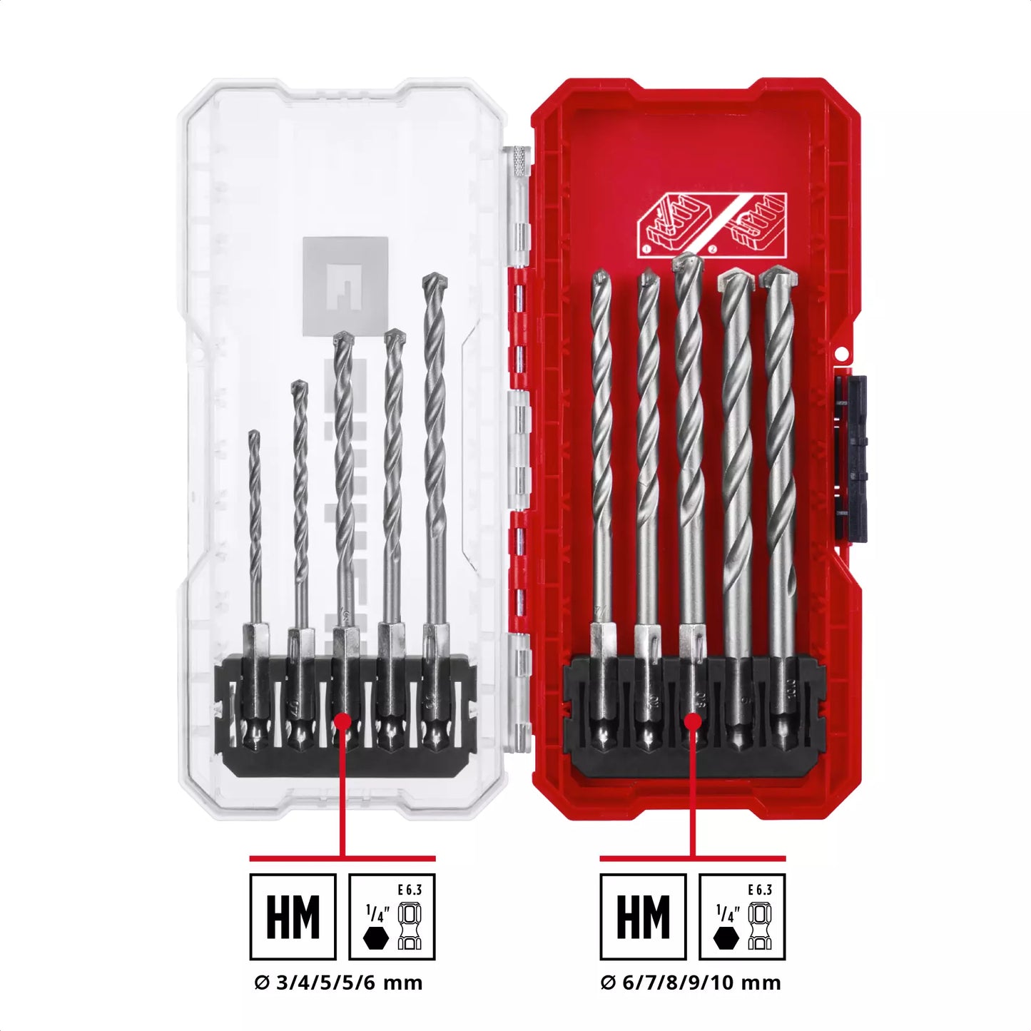 Coffret de 10 forets à pierre S-CASE LS Einhell 49108743
