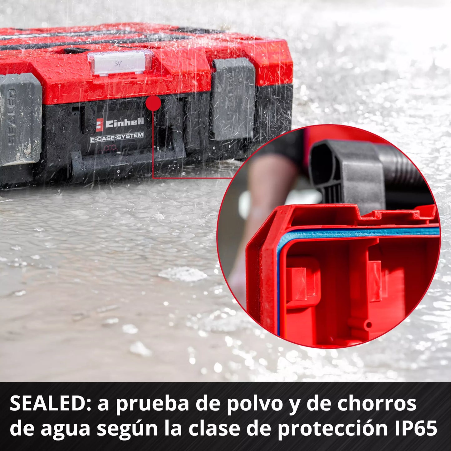 Einhell E-Case S-F verzegelde aktetas