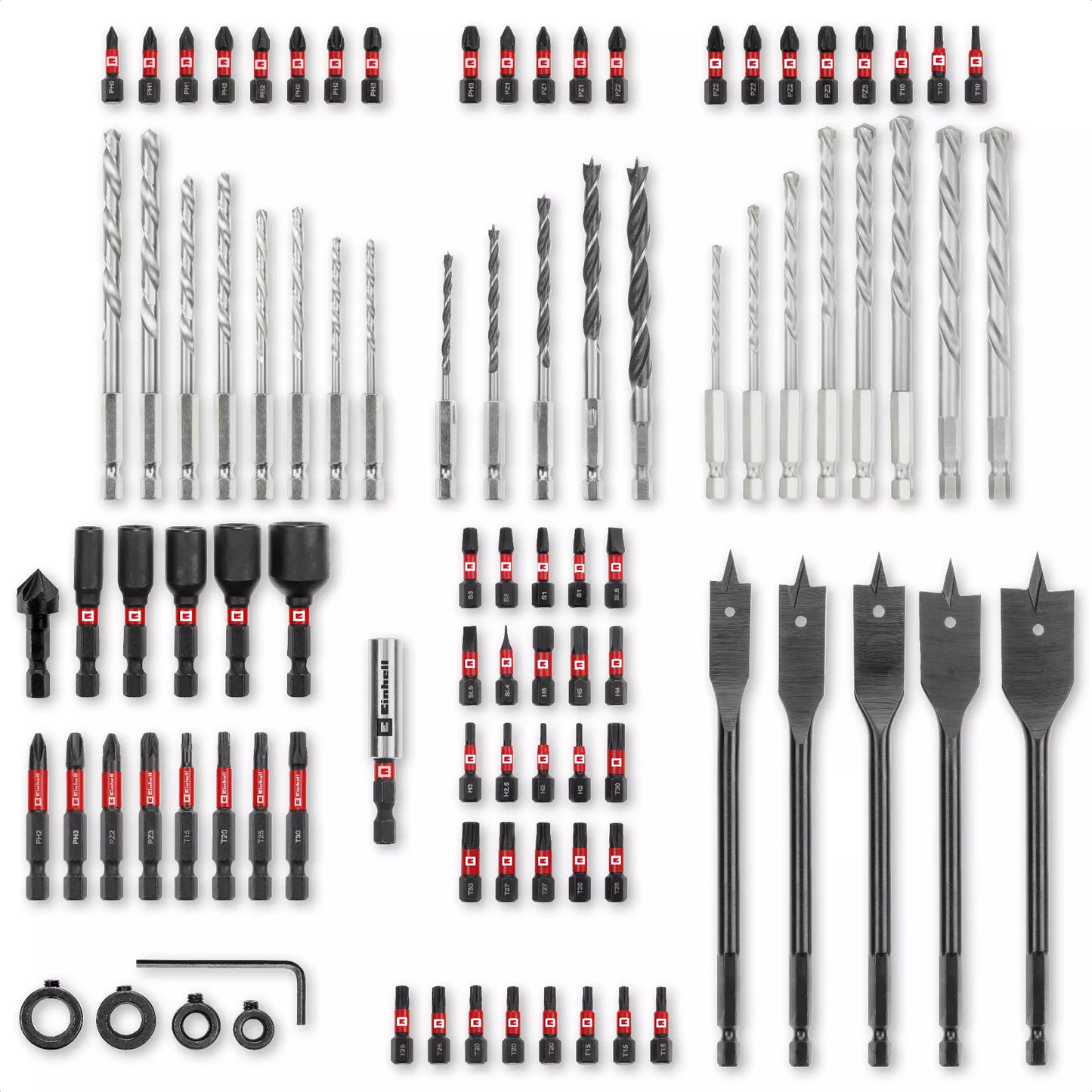 Coffret de 95 forets et mèches LS Einhell XL-CASE 49108798