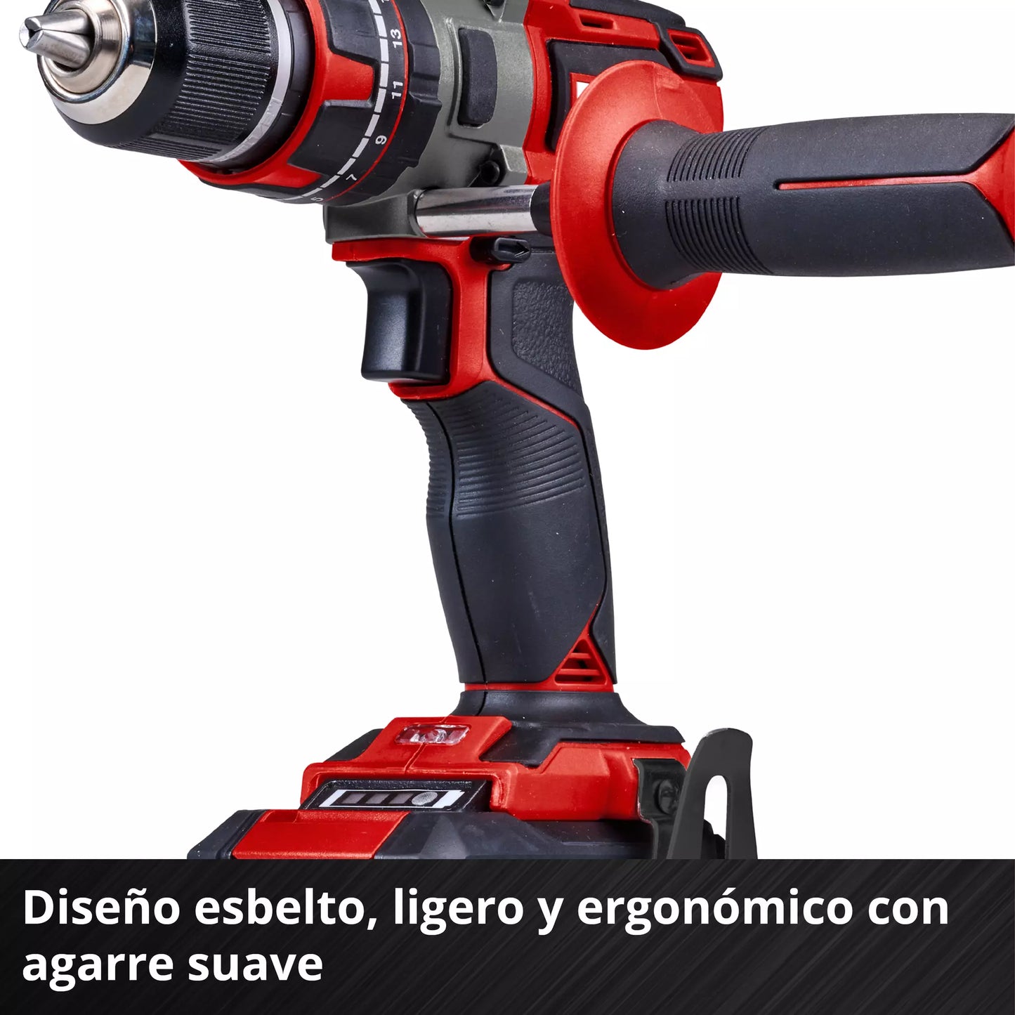 Perceuse à percussion 18 V + 2 batteries de 2 Ah + chargeur + mallette Einhell TP-CD 18/80 Li-i BL