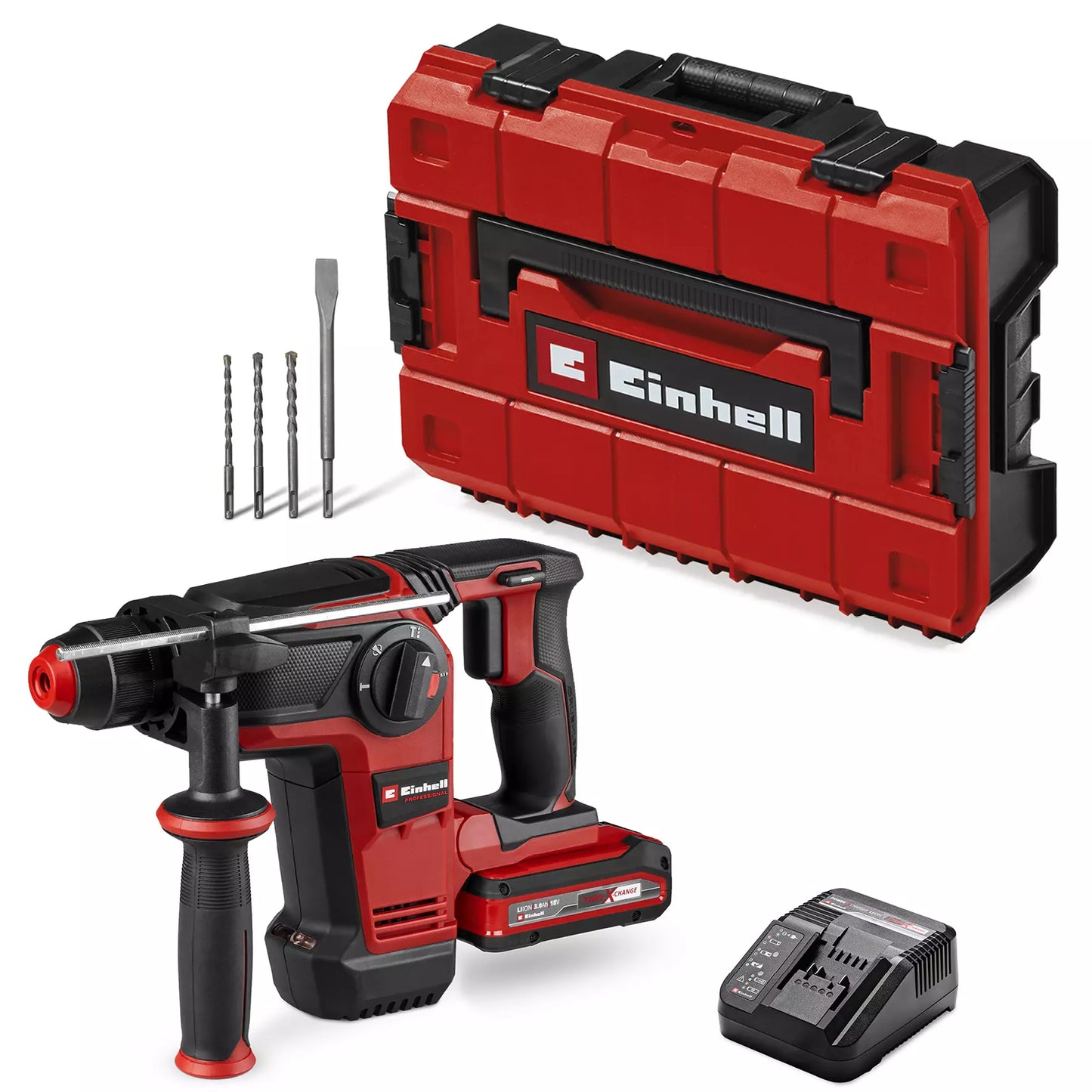 18V SDS-Plus-boorhamer 3 J 28 mm TP-HD 18/28 Li BL+4
