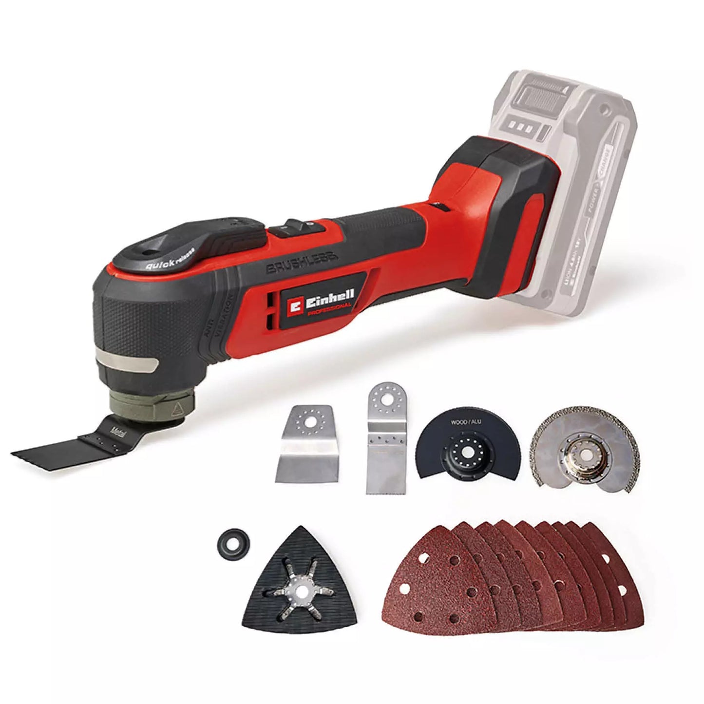 Multitool 18V 12-delig Einhell TP-MG 18 Li BL – Solo
