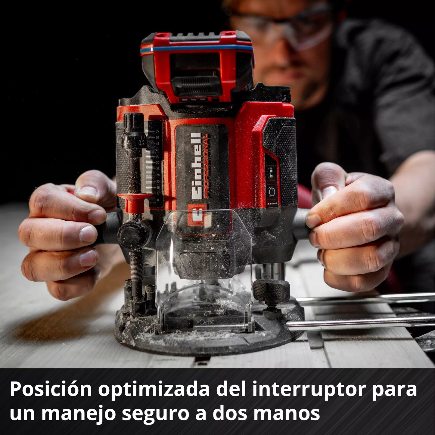 Fresadora 18V 55mm Einhell TP-RO 18/55 Li BL - Solo