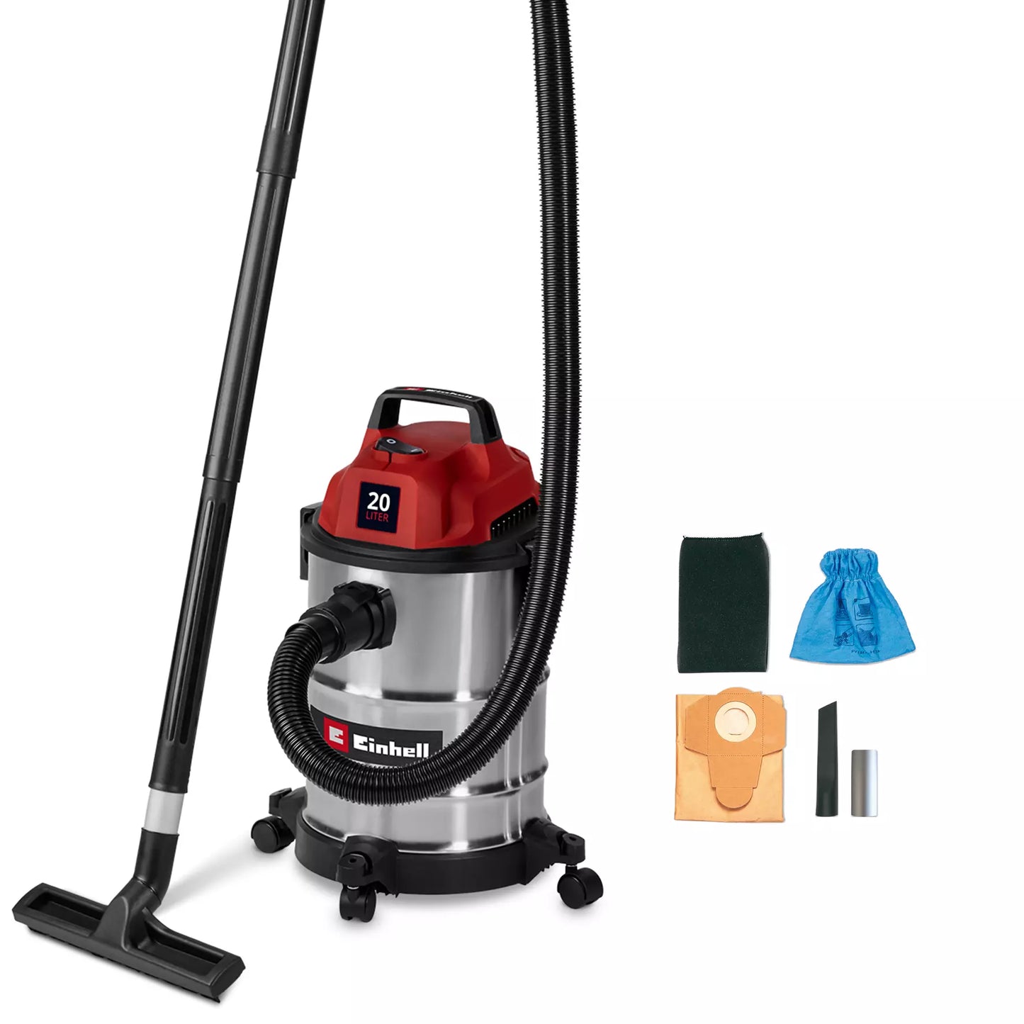 Aspirateur eau et poussière 20L 900W Einhell TC-VC 2045 S