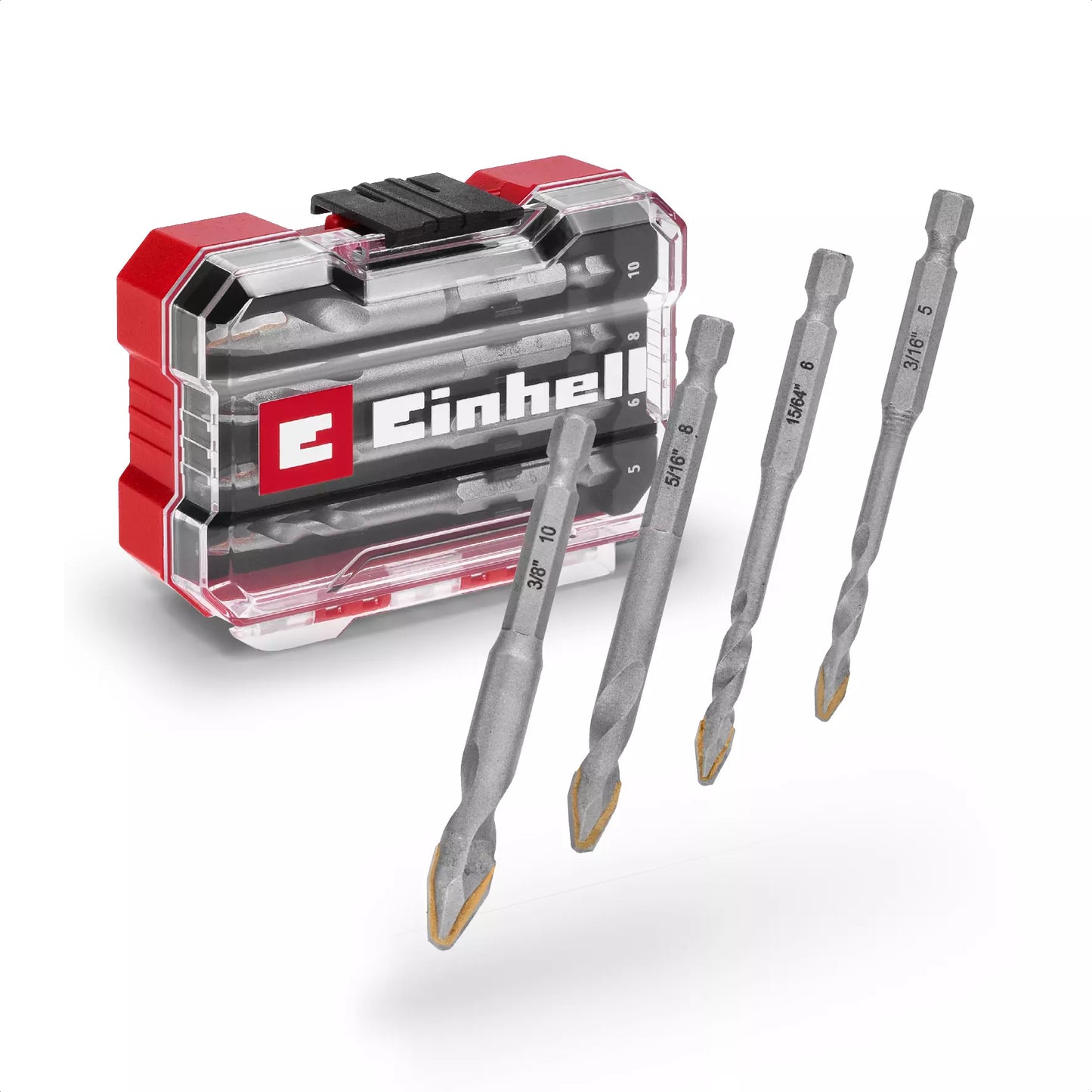 Einhell 4st XS-CASE porseleinen tegelboren set 49051404