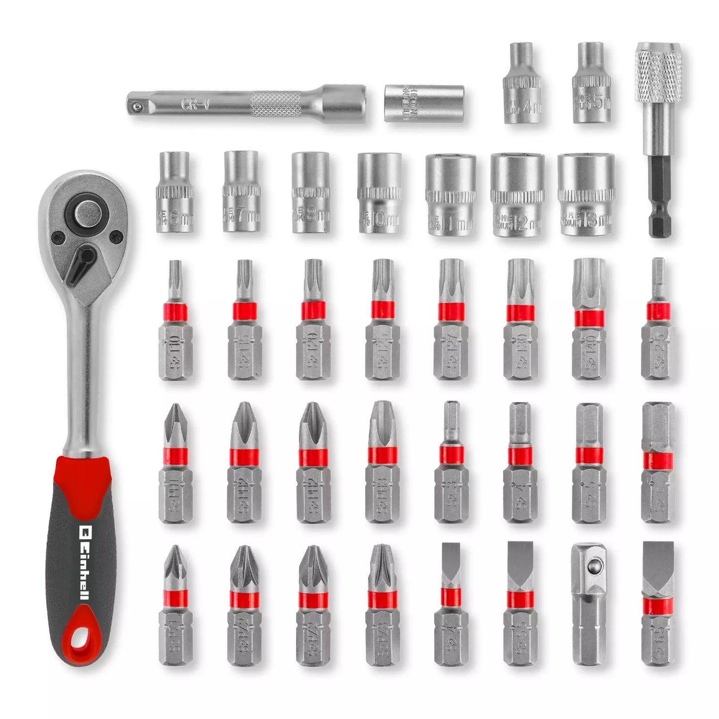 Einhell L-CASE bit- en doppenset L-CASE 37st LS 49109022