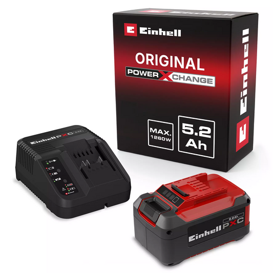 Ensemble batterie 5,2 Ah et chargeur PXC Einhell