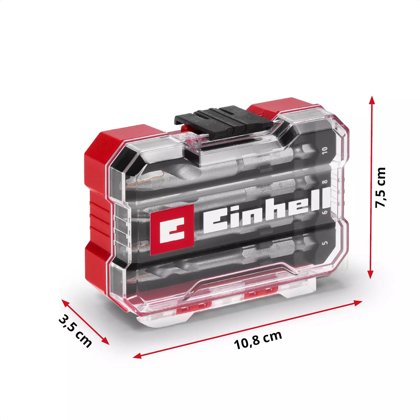 Einhell 4st XS-CASE porseleinen tegelboren set 49051404