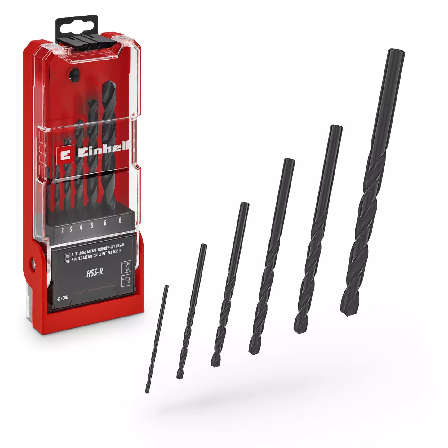 Jeu de 6 forets HSS-R LS Einhell 49423006