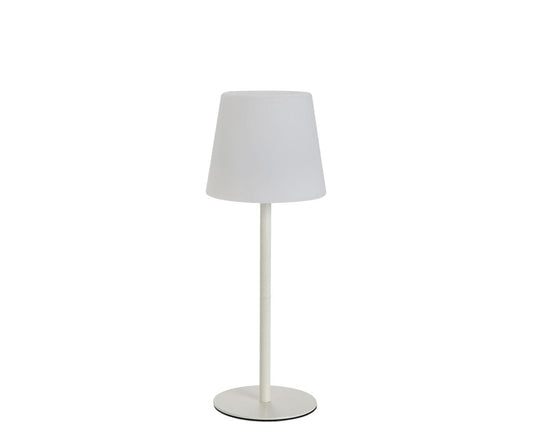 Lampe LED sans fil en métal blanc Andrea House