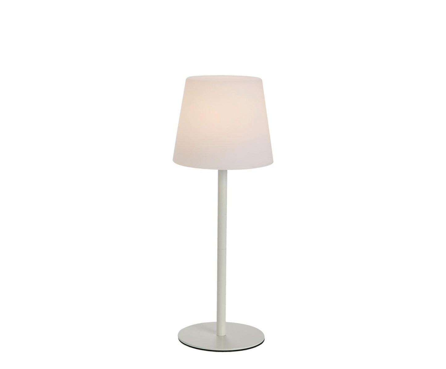 Andrea House White Metal Wireless LED Lamp