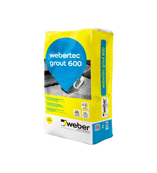 Webertec GROUT 600 Hoogwaardige constructieverankeringsvloeistofmortel