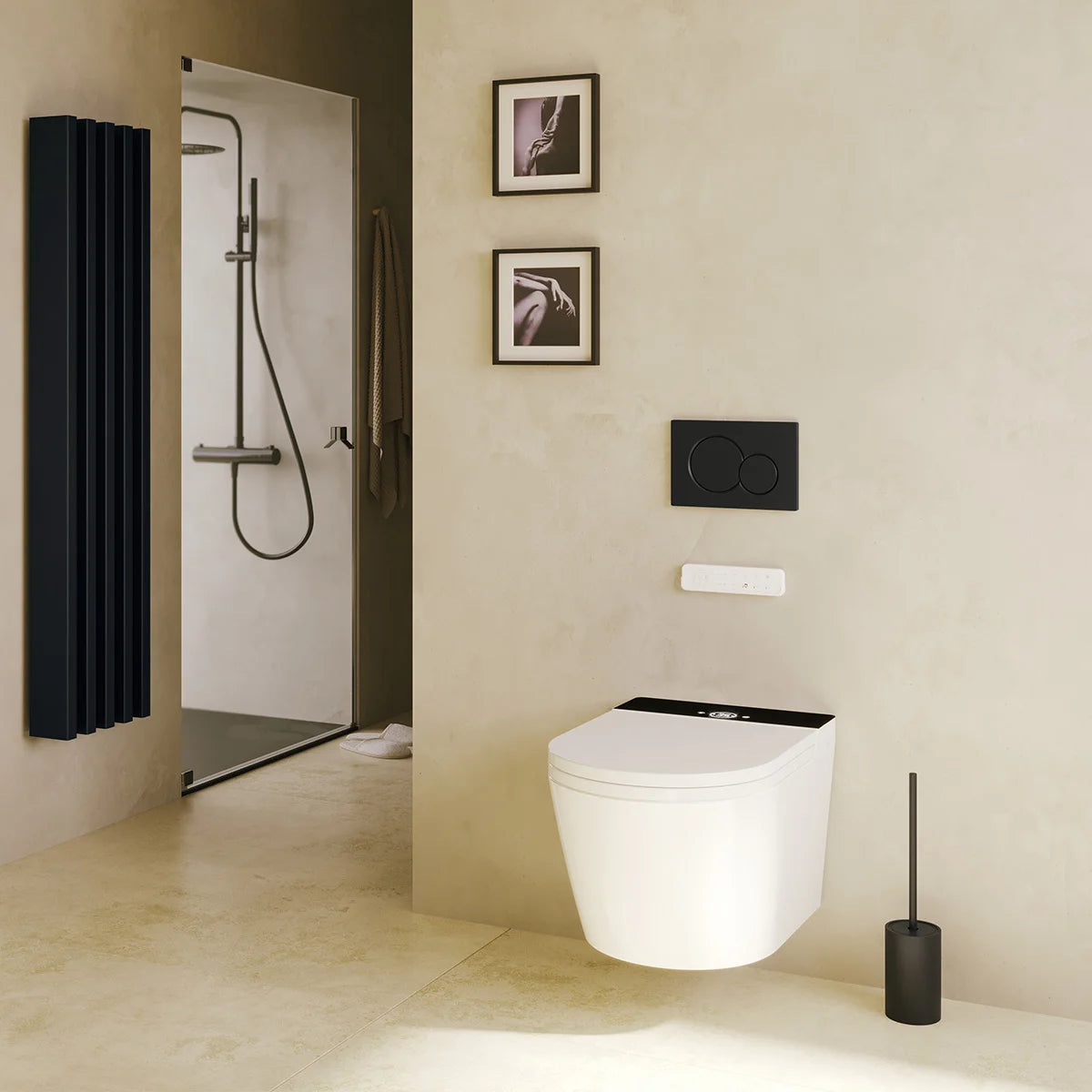 Toilette japonaise avec nettoyage intelligent Mizubath Rada Wall-Hung Toilet