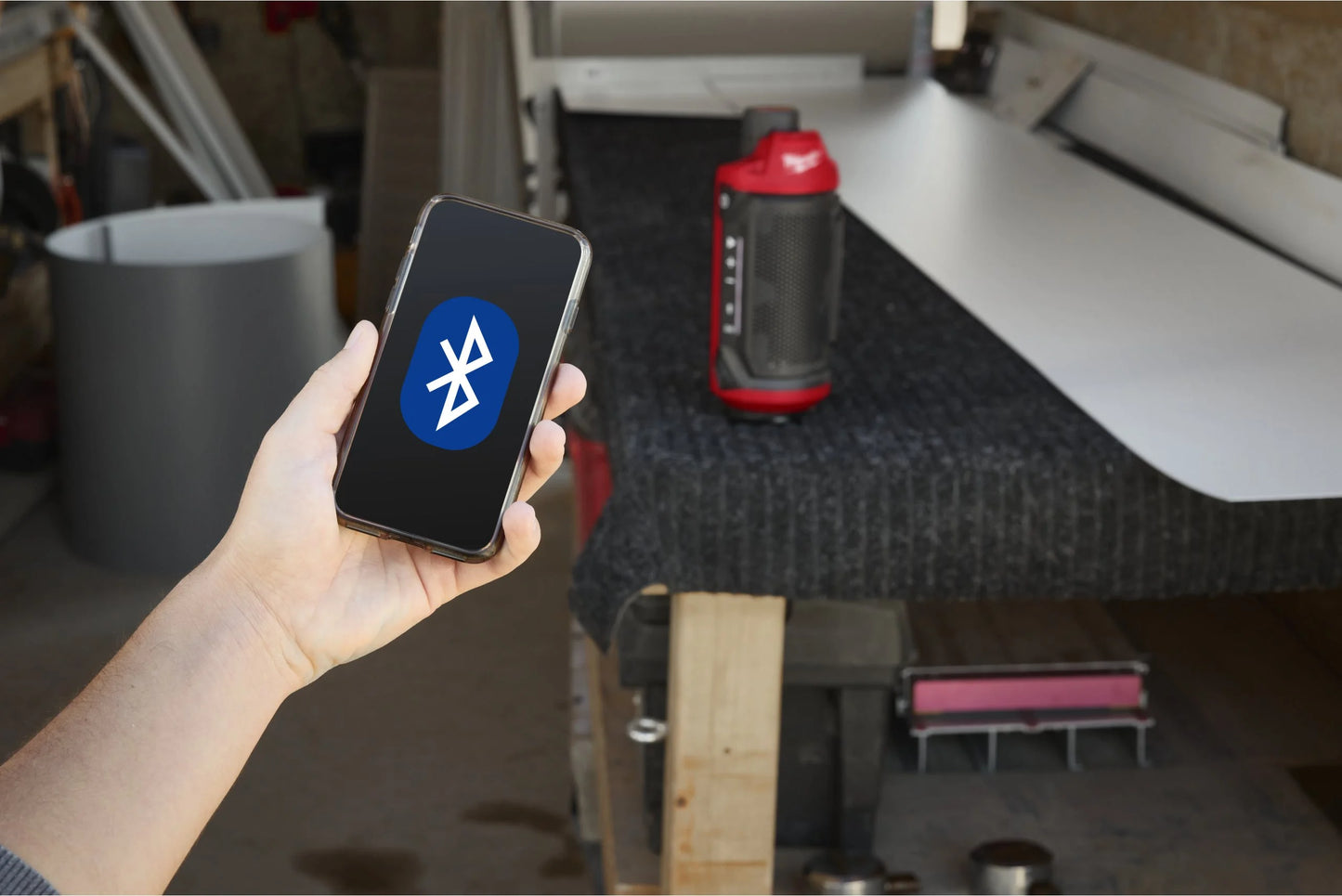 M12 Speaker with Bluetooth compatible with Milwaukee Packout M12 SPEJSG2-0
