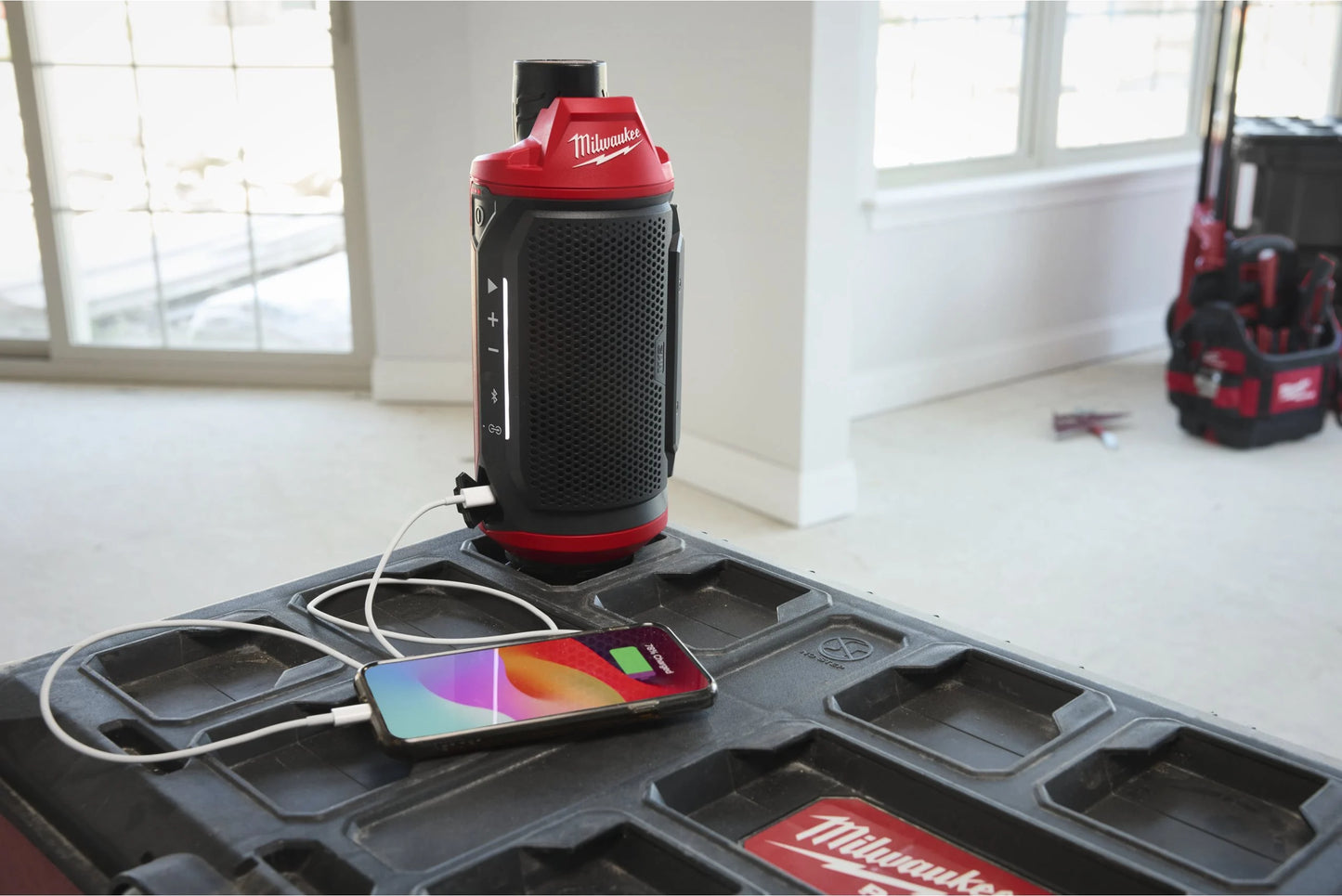 M12 Speaker with Bluetooth compatible with Milwaukee Packout M12 SPEJSG2-0