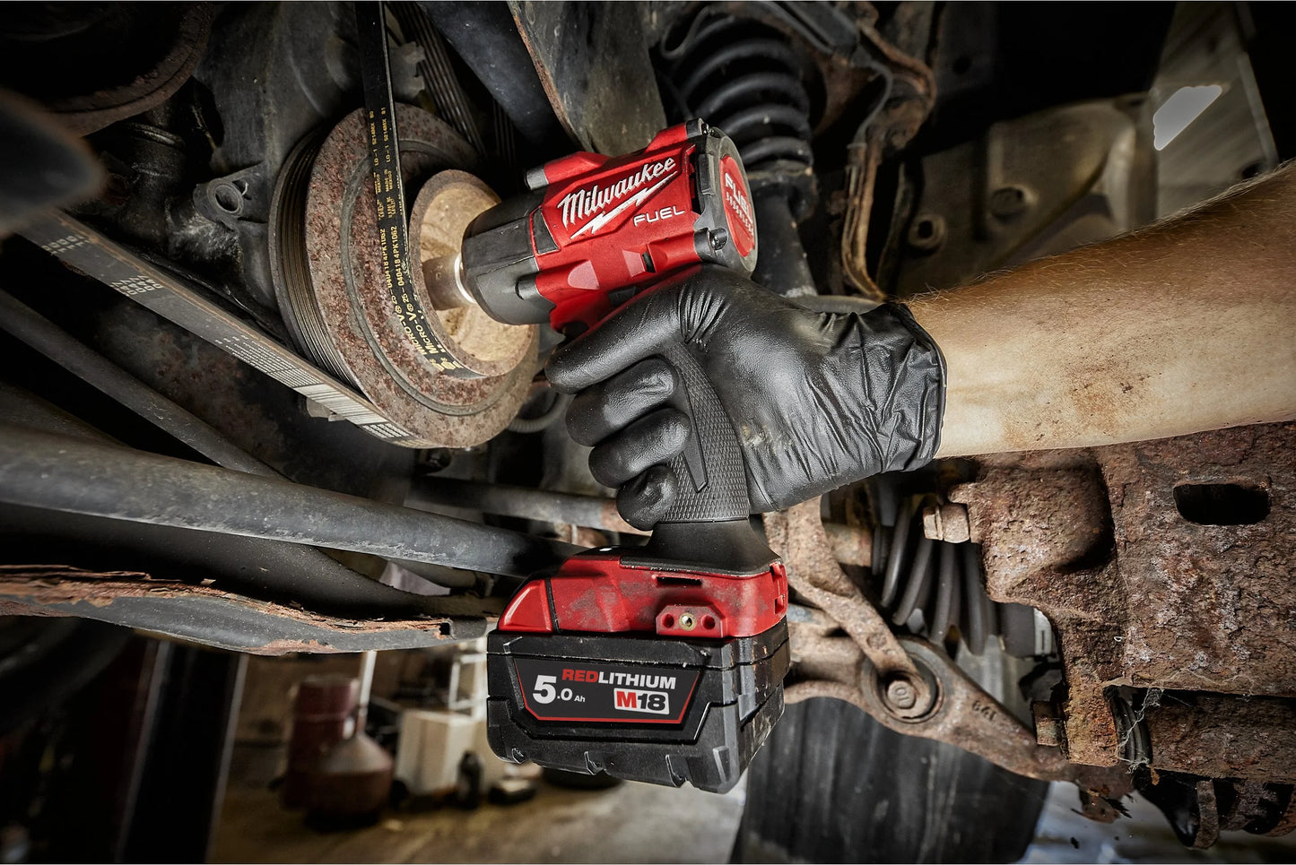 Clé à chocs à couple moyen M18 FUEL 1/2" avec anneau de friction Milwaukee M18 FMTIW2F12-502X