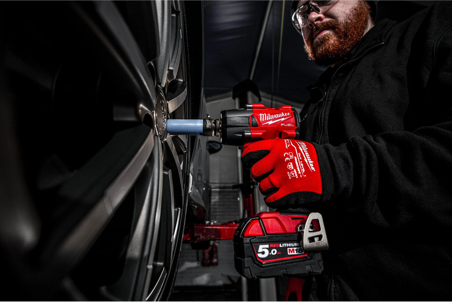 Clé à chocs à couple moyen M18 FUEL 1/2" avec anneau de friction Milwaukee M18 FMTIW2F12-502X
