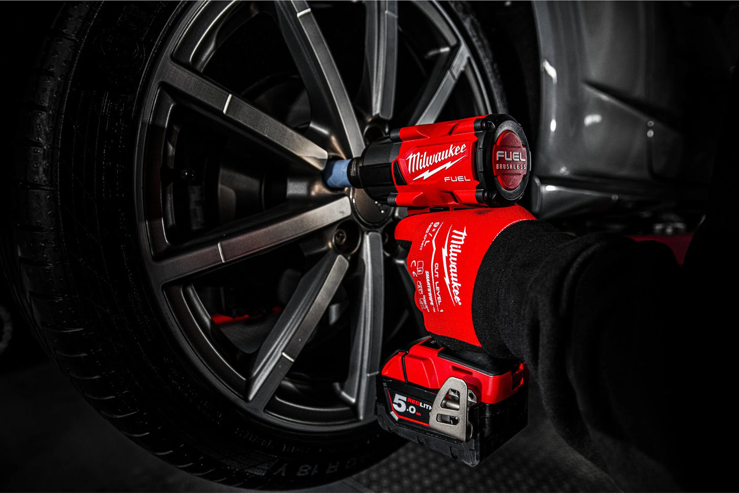 Clé à chocs à couple moyen M18 FUEL 1/2" avec anneau de friction Milwaukee M18 FMTIW2F12-502X