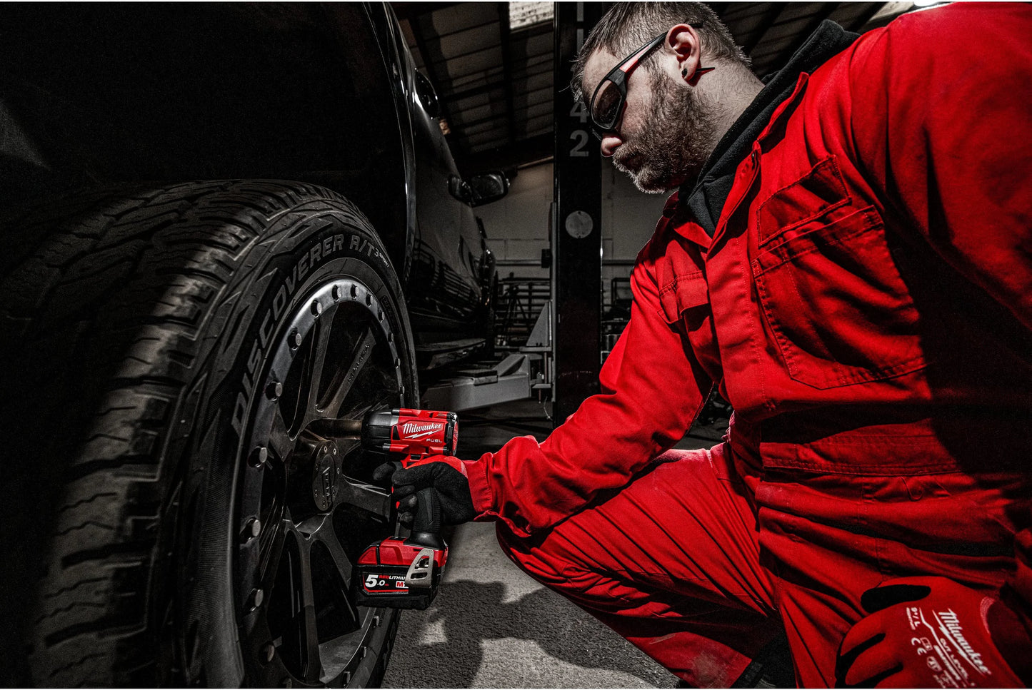 Clé à chocs à couple moyen M18 FUEL 1/2" avec anneau de friction Milwaukee M18 FMTIW2F12-502X