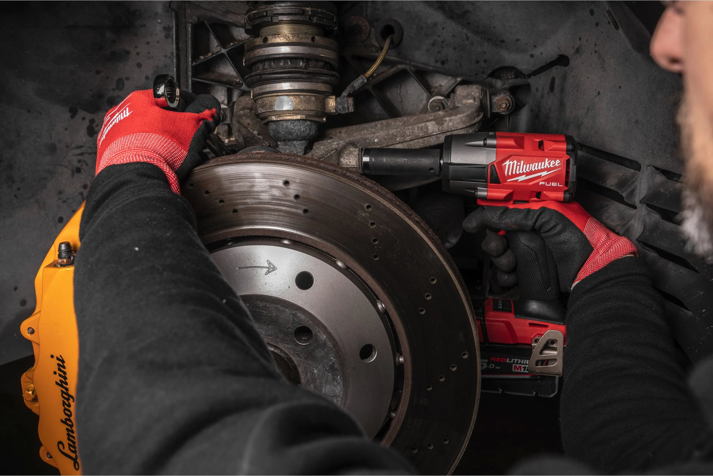 Clé à chocs à couple moyen M18 FUEL 1/2" avec anneau de friction Milwaukee M18 FMTIW2F12-502X