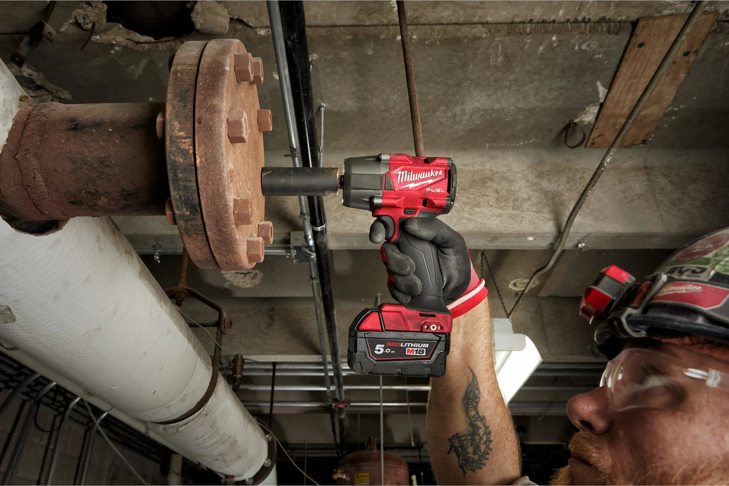 Clé à chocs à couple moyen M18 FUEL 1/2" avec anneau de friction Milwaukee M18 FMTIW2F12-502X