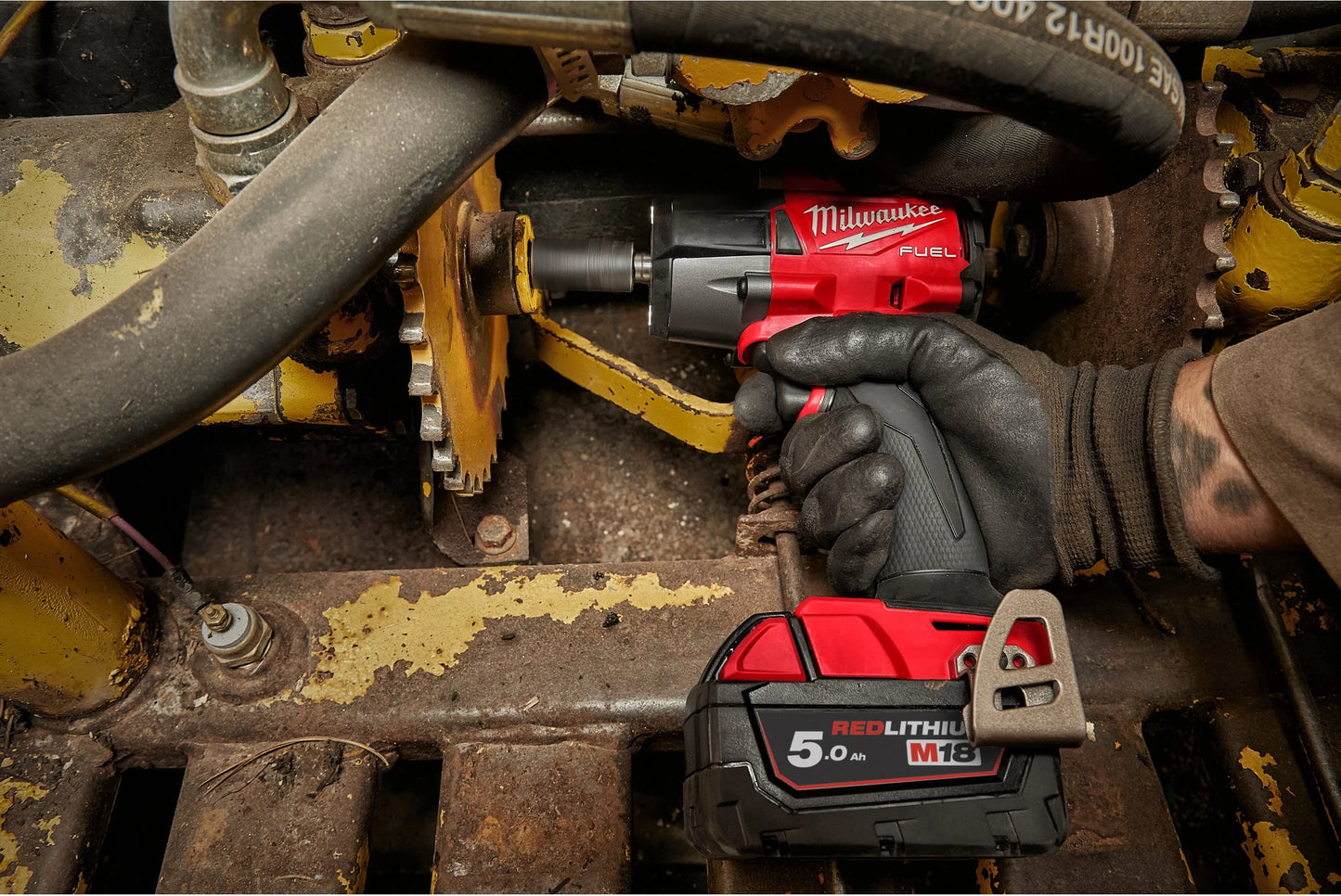 Clé à chocs à couple moyen M18 FUEL 1/2" avec anneau de friction Milwaukee M18 FMTIW2F12-502X