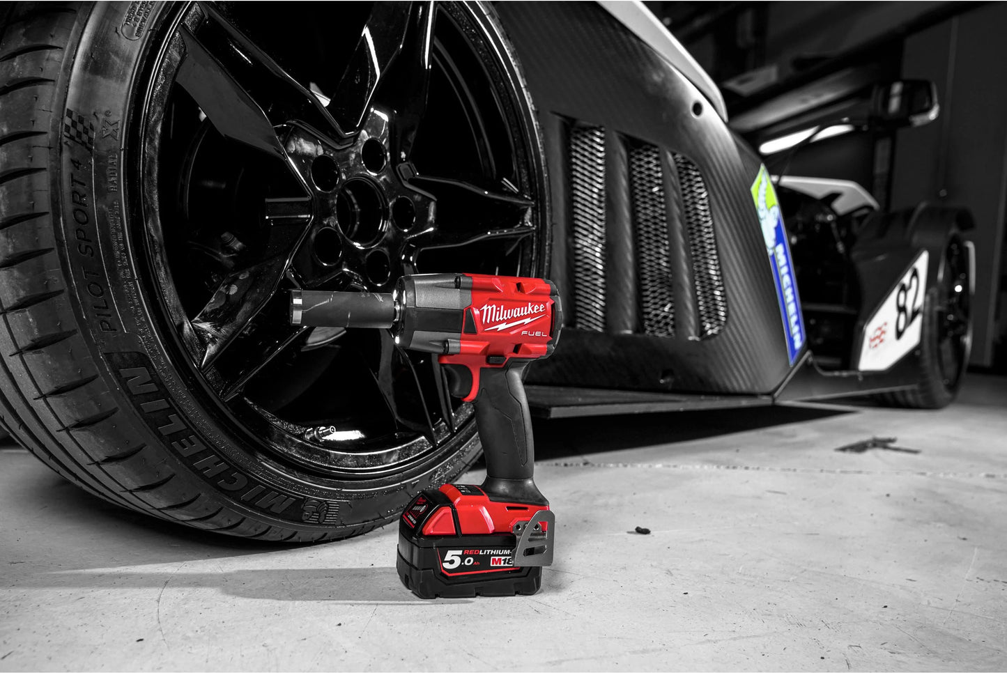 Clé à chocs à couple moyen M18 FUEL 1/2" avec anneau de friction Milwaukee M18 FMTIW2F12-502X