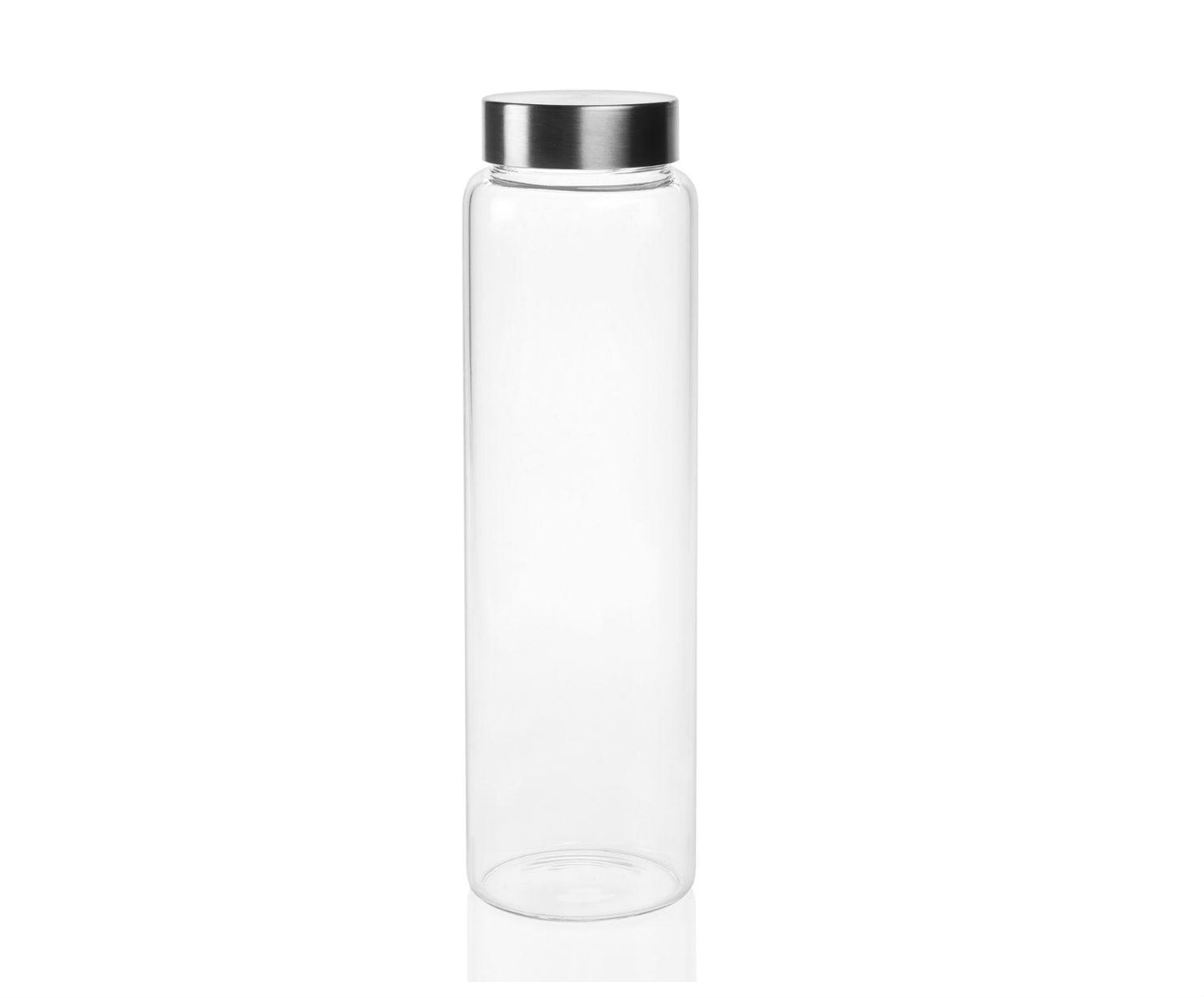 Glazen fles met roestvrijstalen deksel 1L Andrea House