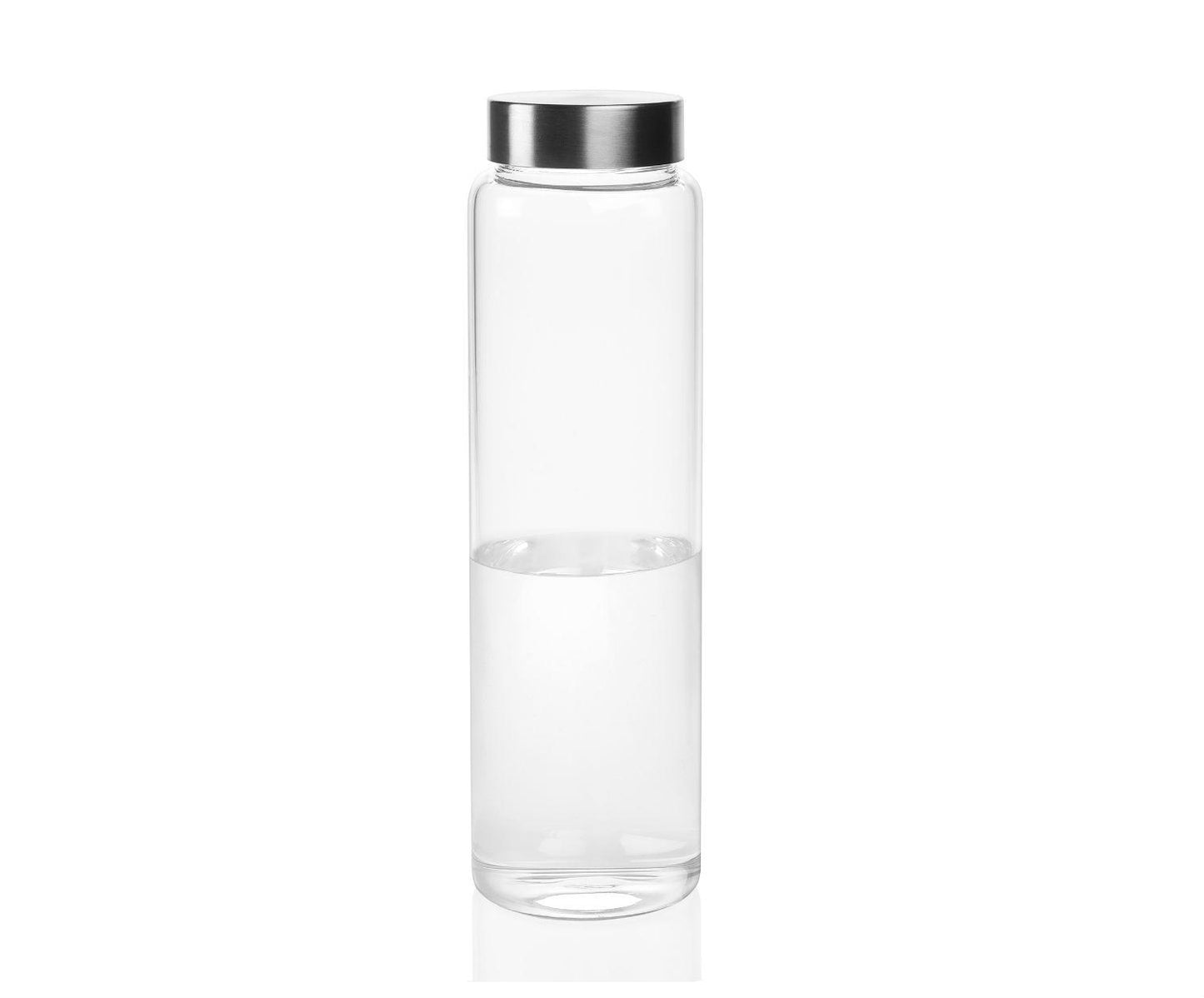Glazen fles met roestvrijstalen deksel 1L Andrea House