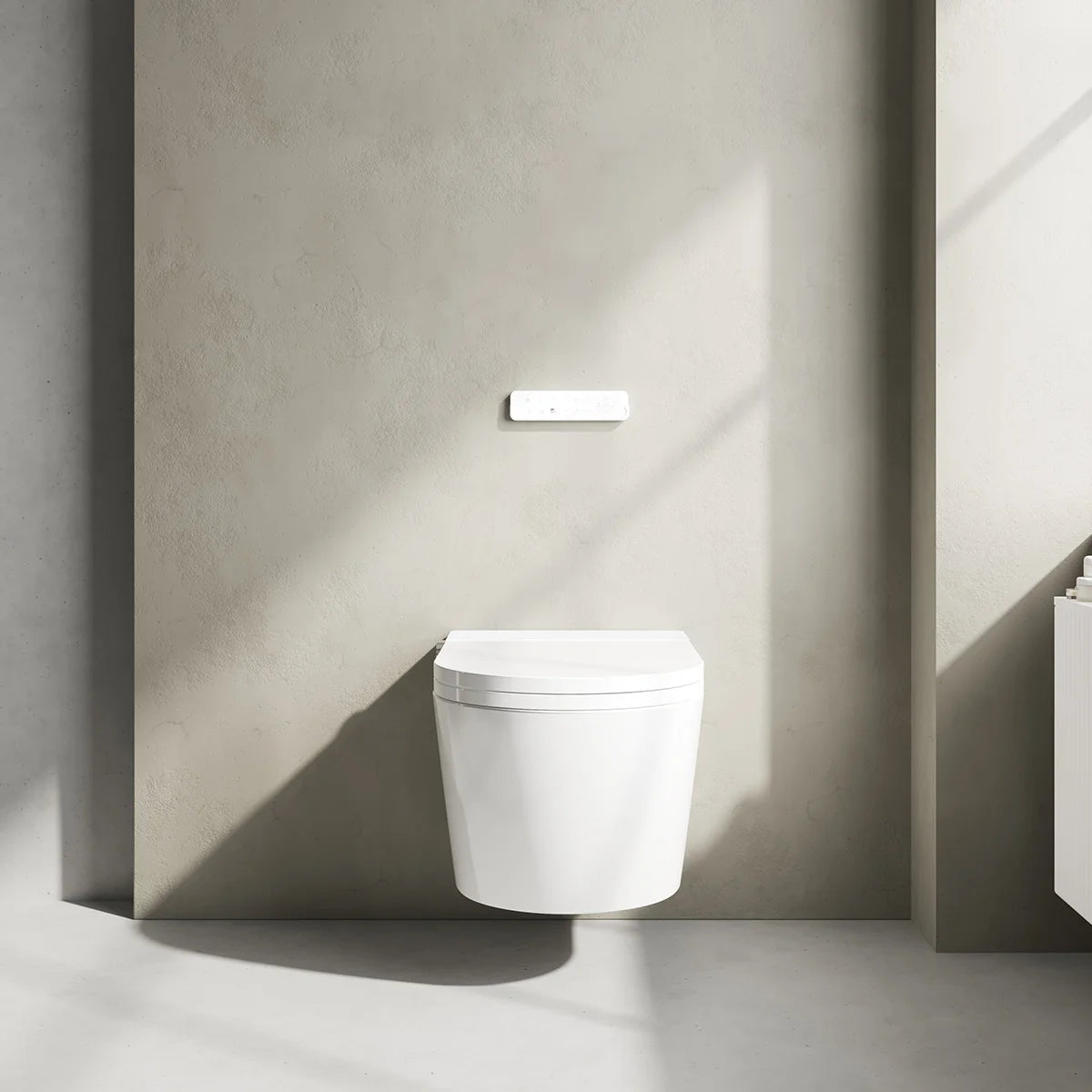 Toilette japonaise avec nettoyage intelligent Mizubath Rada Wall-Hung Toilet White