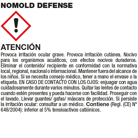 Actieve beschermingsspray tegen schimmel 500ml Fila NOMOLD DEFENSE