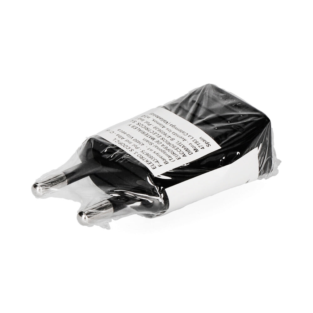 Fiche 10A 250V 4mm Noire EDM R40002