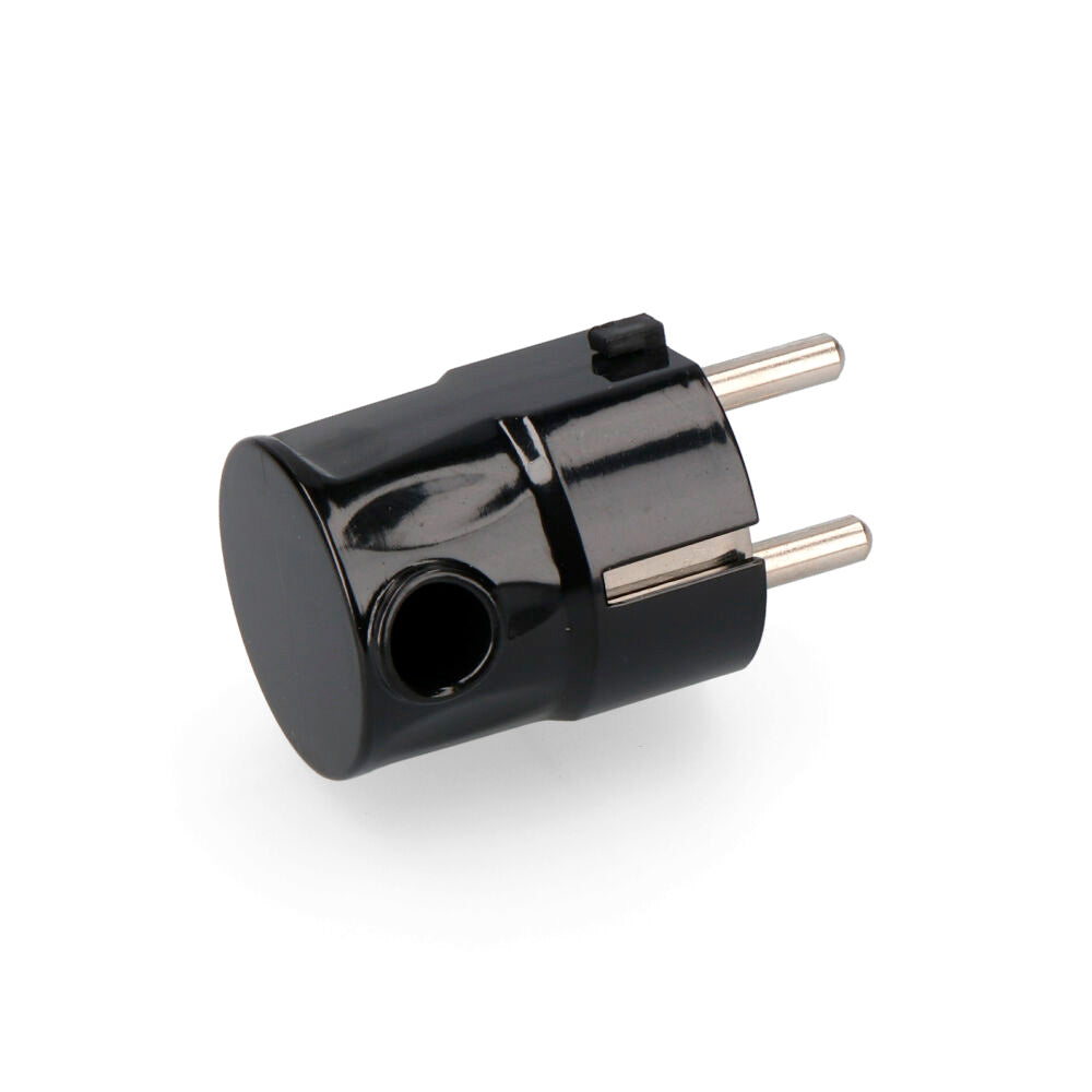 F-type plug 4.8mm 16A T/TL Black EDM R40005