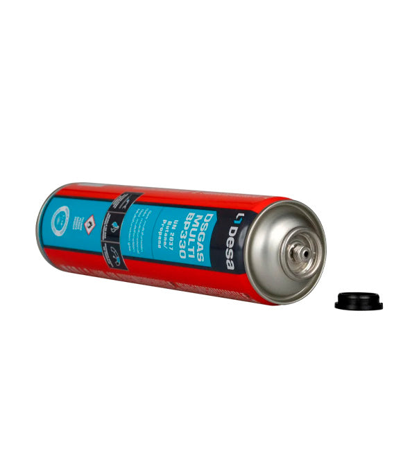 Butane/propane gas bottle with 7/16" rocker, Desa 330gr DSGAS - MULTI BP330