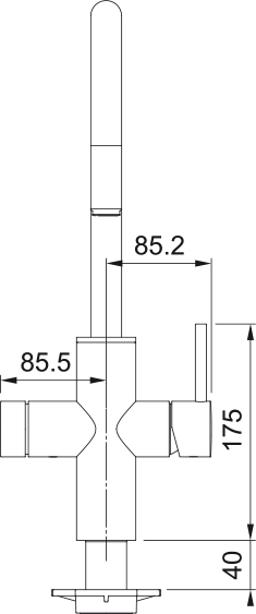 Grifo de cocina multifunción Mythos Water Hub All In One Franke 160.0708.955