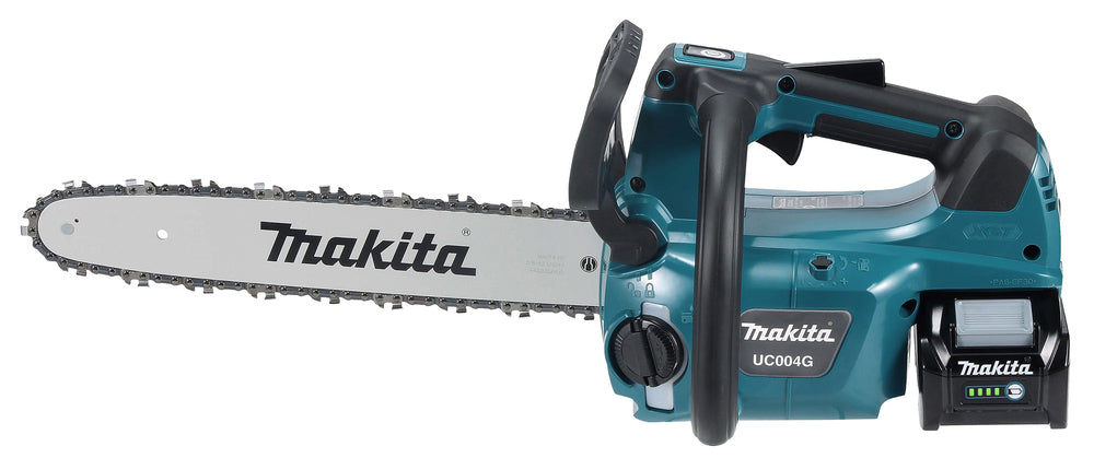 Makita UC004GM101 40Vmax XGT 35cm chain saw with 4.0Ah battery and charger