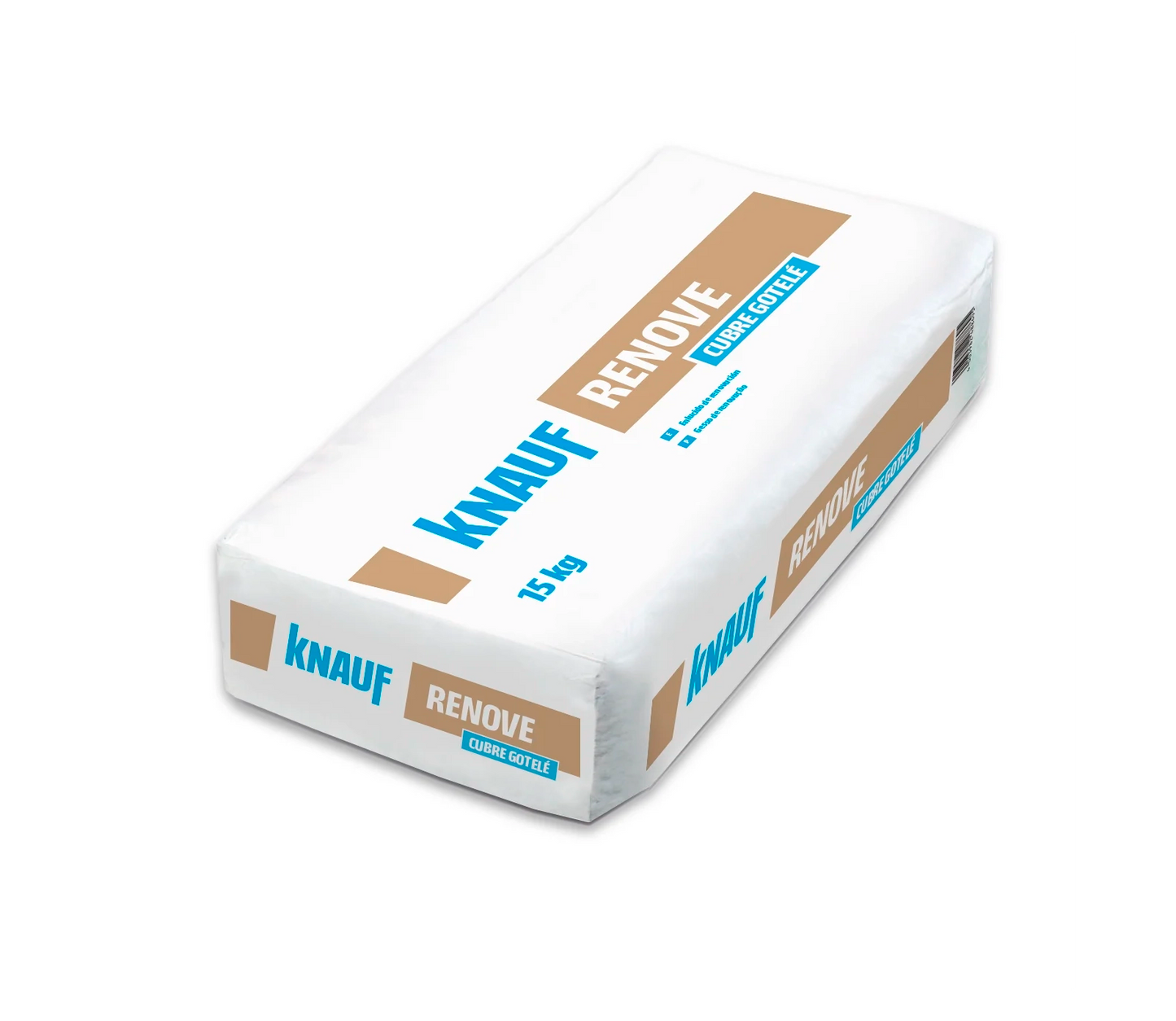 Knauf Renove 15 kg gipspleister voor renovatie van muren met structuur