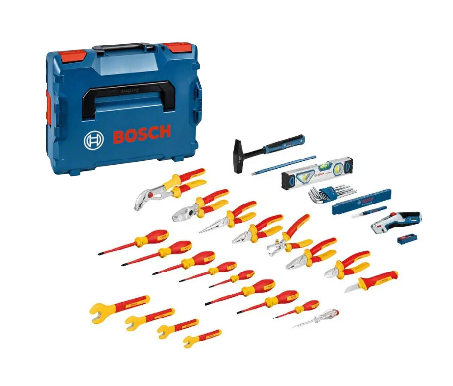 Ensemble d’électricien VDE de 37 pièces dans une mallette L-BOXX Bosch