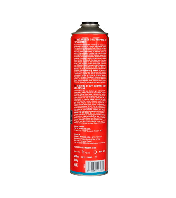 Butane/propane gas bottle with 7/16" rocker, Desa 330gr DSGAS - MULTI BP330