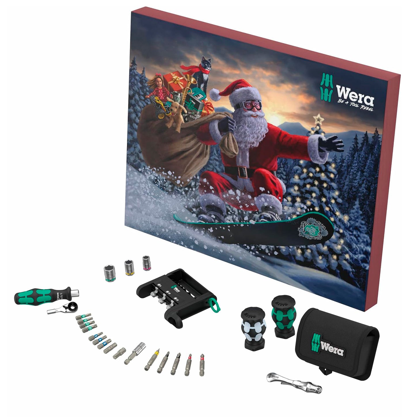 Adventskalender 2024 - 25-delige handgereedschapset Wera 136609