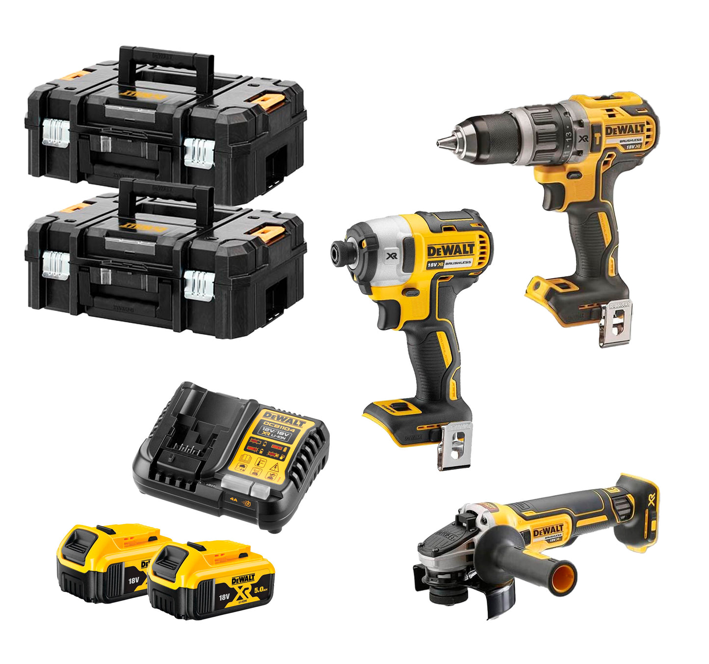  Set 3 gereedschappen 18V XR Dewalt DCK384P2T