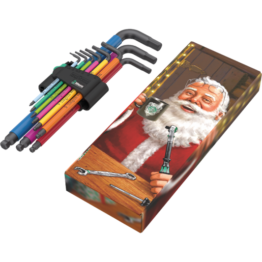 Jeu de clés Allen multicolores Wera 950/9 Hex-Plus métriques